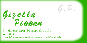 gizella pippan business card